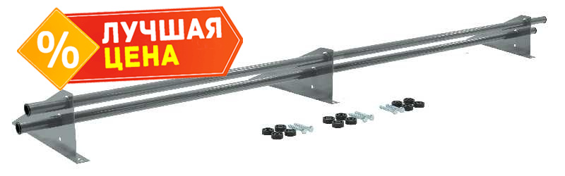 Снегозадержатель трубчатый универсальный Optima RAL 7004 1м