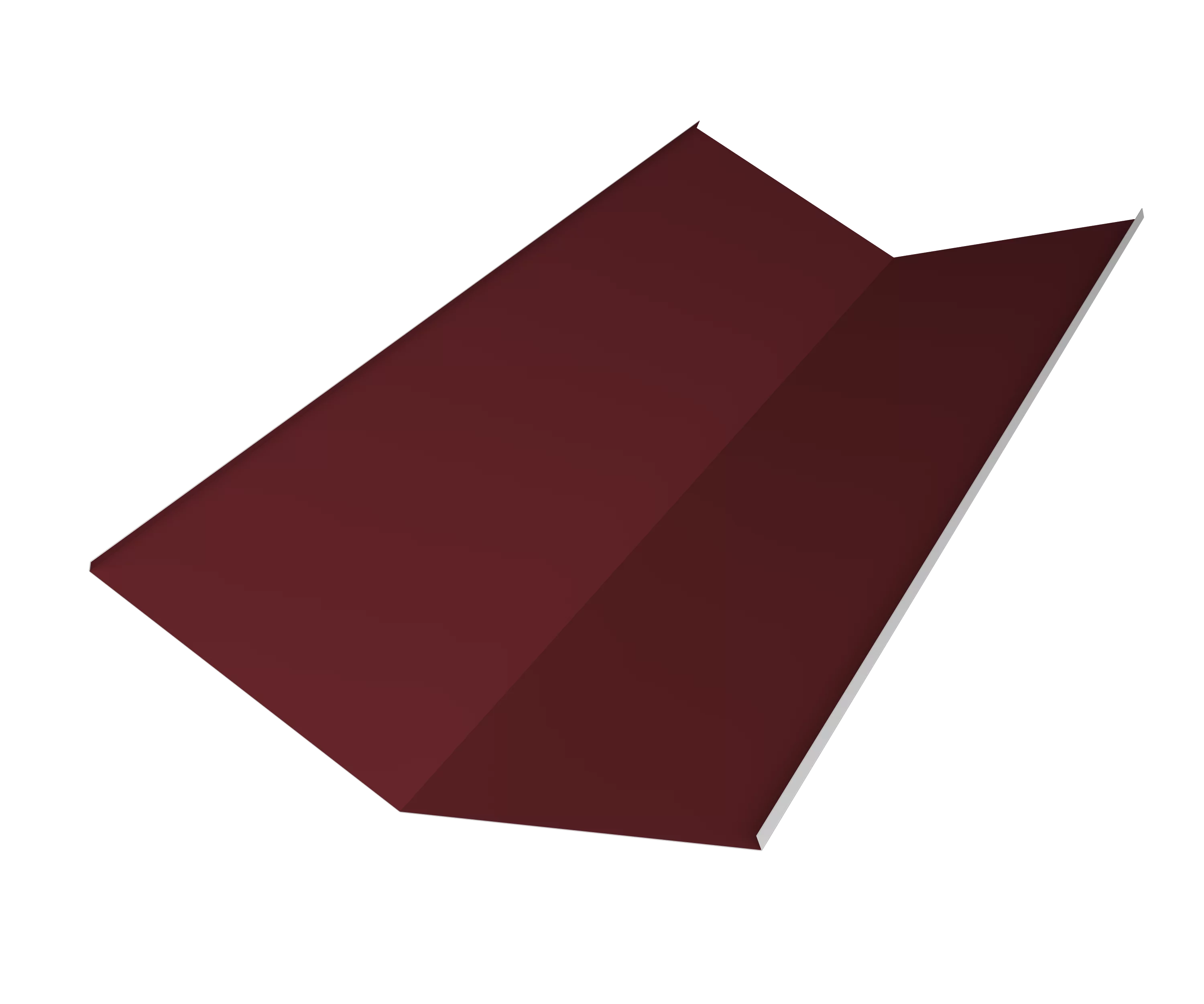 Планка ендовы нижней 300х300 0,5 Satin Matt RAL 7016 антрацитово-серый (3м)