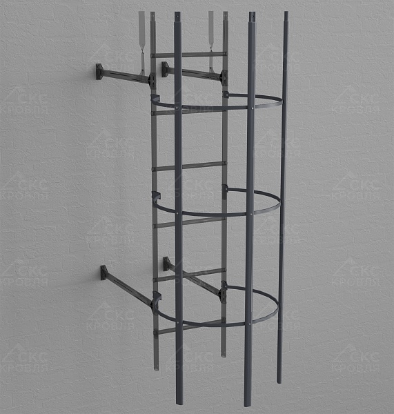 Borge Экран безопасности (последующая секция) 1,2 м RAL9005