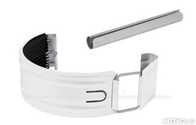Aquasystem 150/100 (RAL6020) PUR MATT Соединитель желоба  в комплекте
