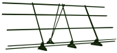 Ограждение кровельное со снегозадержателем GL 1,2х3 RAL 6002