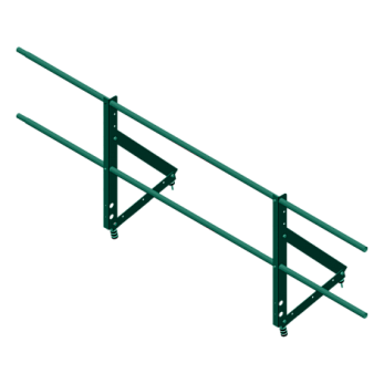 Ограждение кровельное Optima 0,9х2м RAL 7004