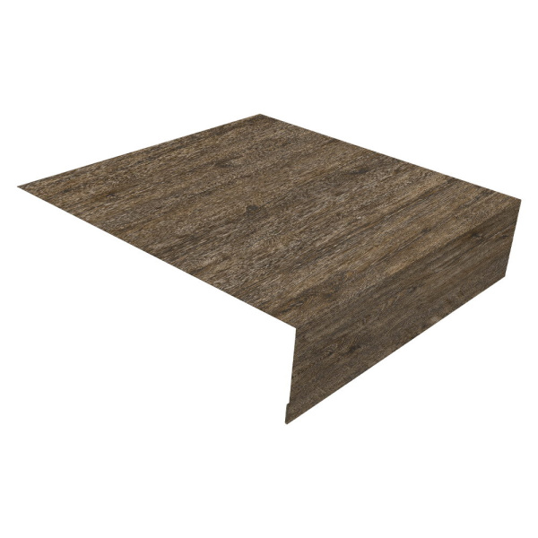 Планка торцевая 80х100 0,45 Print Elite Golden Wood TwinColor (3м)