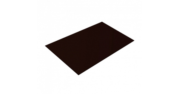 Плоский лист 0,45 Drap-double TX RAL 9005 черный