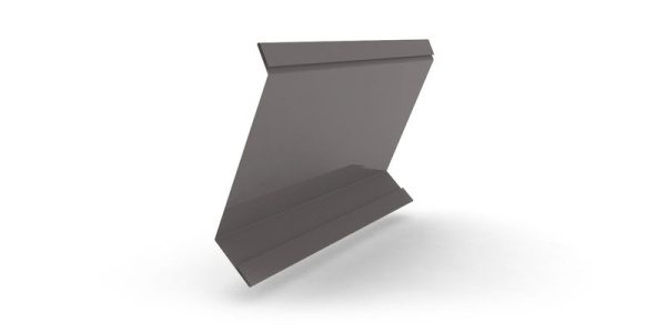 Планка капельник100х55 0,5 GreenCoat Pural BT, matt RR 21 светло-серый (RAL 7040 серое окно) (3м)