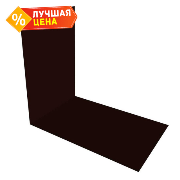 Планка снегозадержания усиливающая 0,5 Rooftop Matte RR 32 темно-коричневый (2,5м)