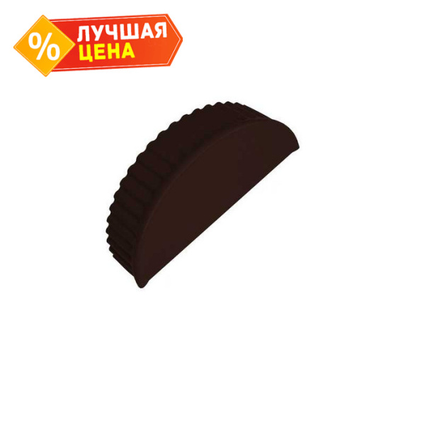 Заглушка малая торцевая GreenСoat Pural RR 29 красный (RAL 3009 оксидно-красный)
