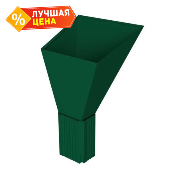 Воронка водосборная круглая Ø90 Vortex Mix Matt RAL 6005 зеленый мох