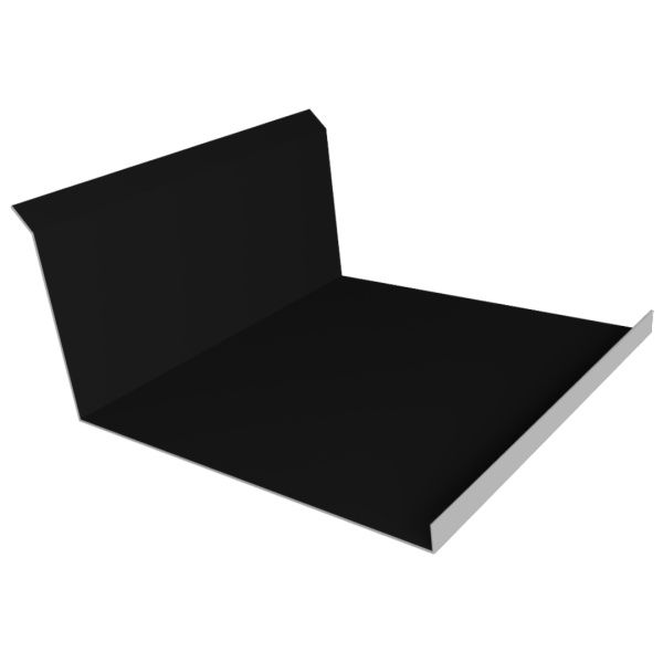 Планка примыкания нижняя 20х122х260х15 0,45 Drap RAL 7004 сигнальный серый (3м)