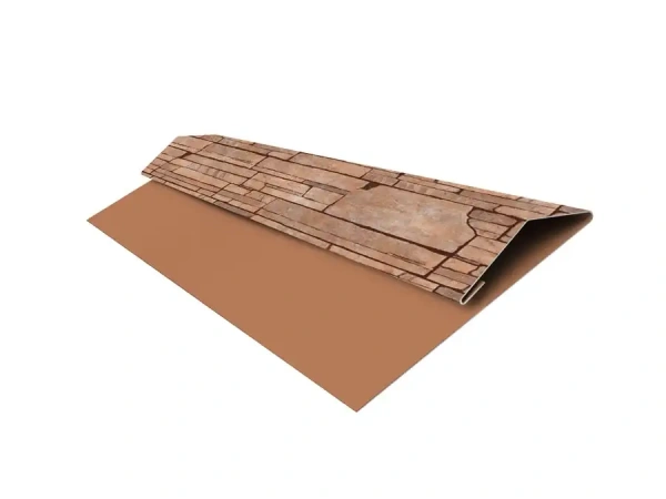 Планка торцевая 80х100 0,45 Print Elite Sand Stone TwinColor (3м)