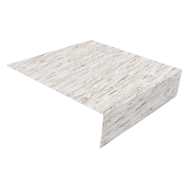 Планка торцевая 80х100 0,45 Print Elite Snow Wood TwinColor (3м)