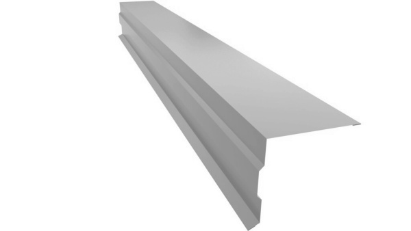Планка торцевая фигурная 100х85 0,45 Zn (2,5м)