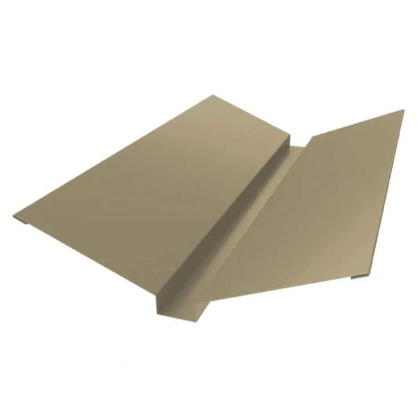 Планка ендовы верхней 115х30х115 0,5 Satin RAL 3011 коричнево-красный (3м)