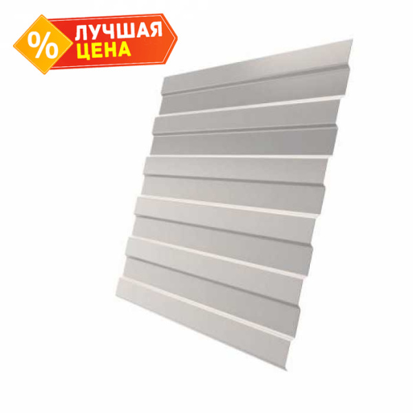 Профнастил HC35R 0,5 GreenCoat Pural BT RR 21 светло-серый (RAL 7040 серое окно)