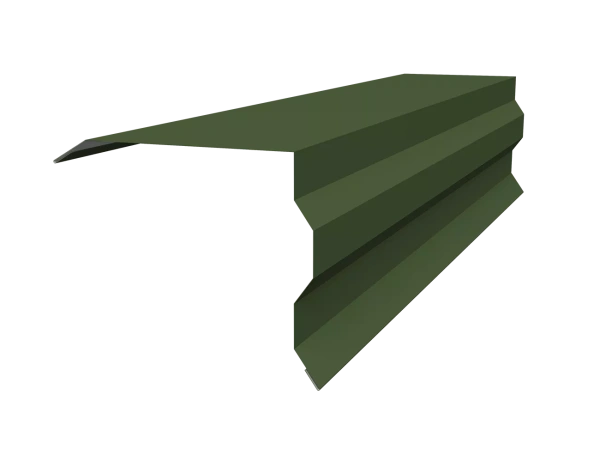 Планка торцевая фигурная 100х85 0,5 Rooftop Matte RR 32 темно-коричневый (2,5м)